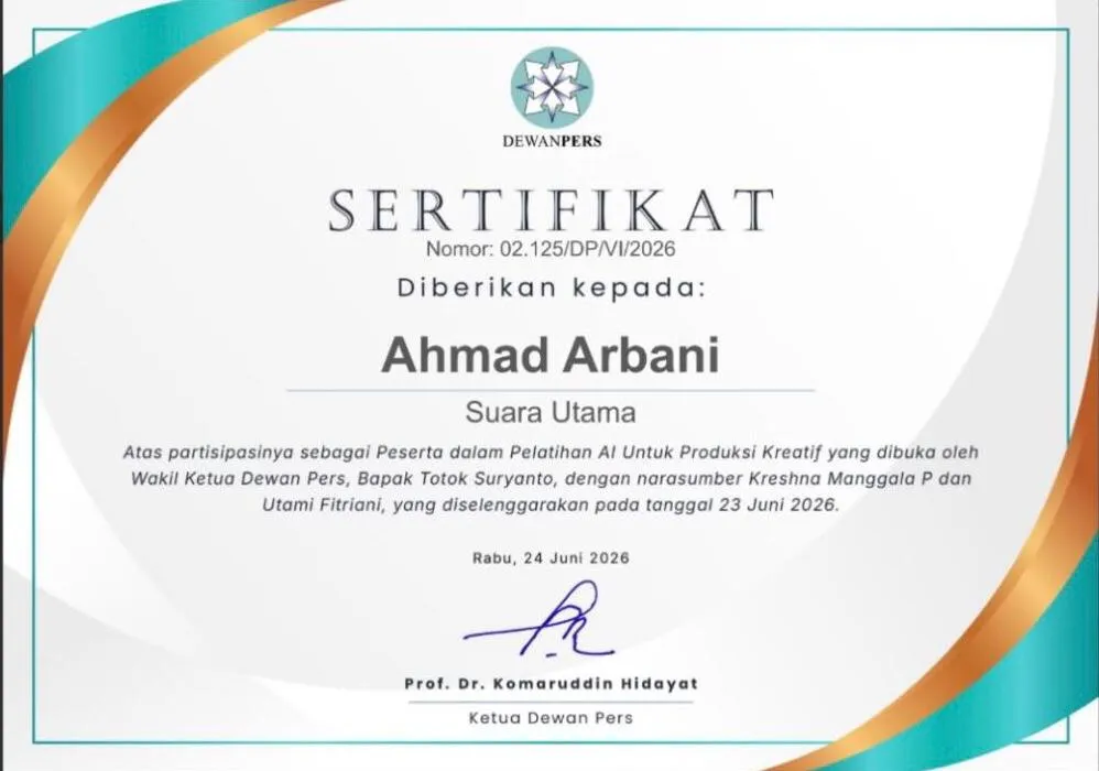 Pelatihan AI untuk Kreativitas Produksi oleh Dewan Pers