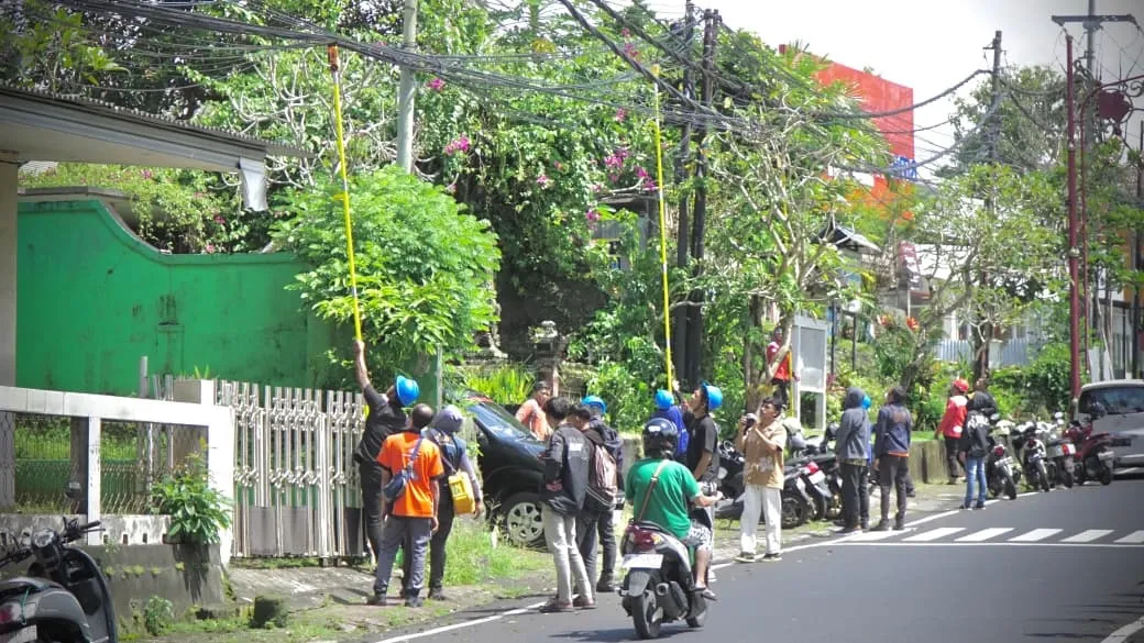 Pemkab Bangli Tata Kabel Telekomunikasi untuk Estetika Wilayah