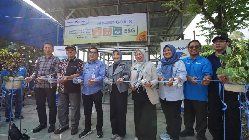 Garudafood Resmikan Rumah Maggot di Depok untuk Kelola Sampah Organik
