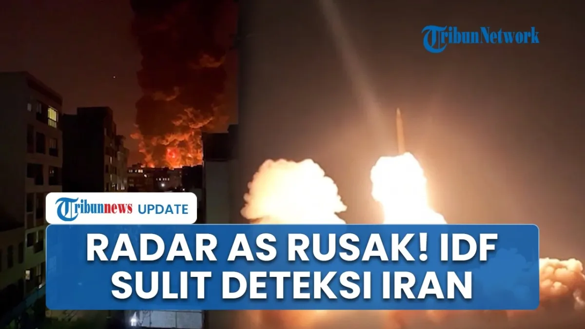 Kerusakan Radar AS Hambat Deteksi Rudal Iran di Israel