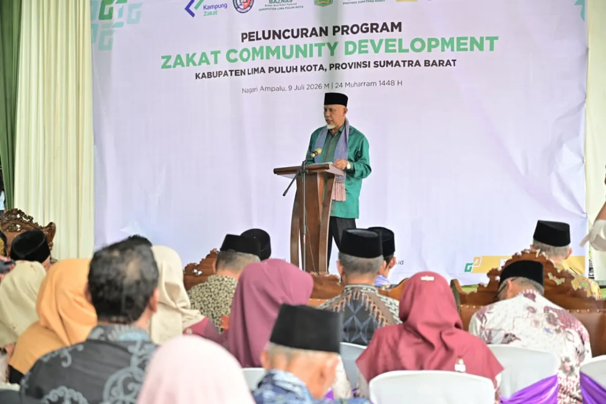 Kampung Zakat Ampalu Diluncurkan untuk Pemulihan Ekonomi