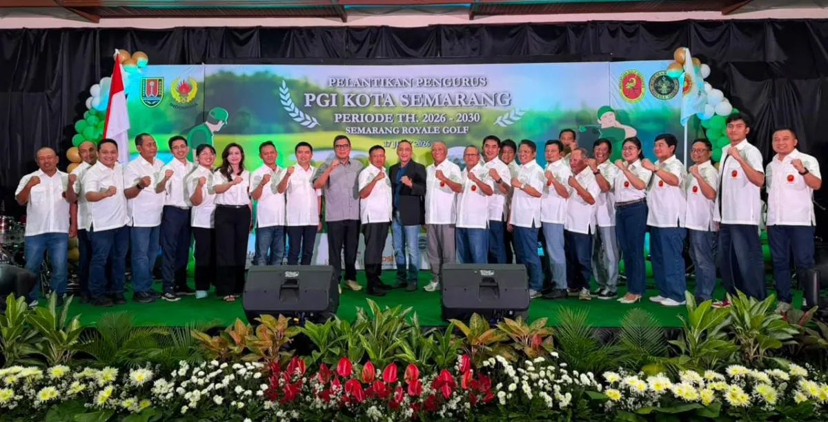 Pengurus Baru PGI Kota Semarang Dilantik, Fokus Cetak Pegolf Muda Berprestasi