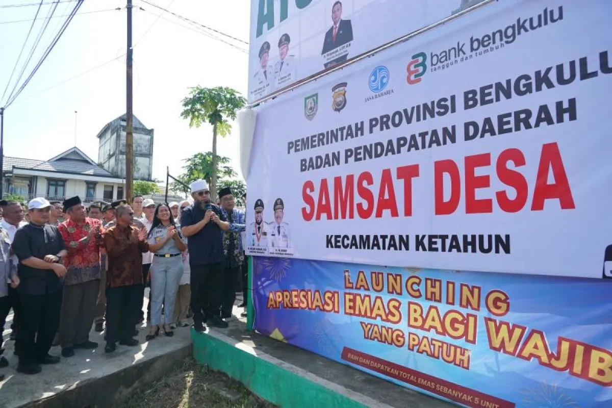Pemprov Bengkulu Luncurkan Samsat Desa untuk Permudah Pembayaran Pajak Kendaraan