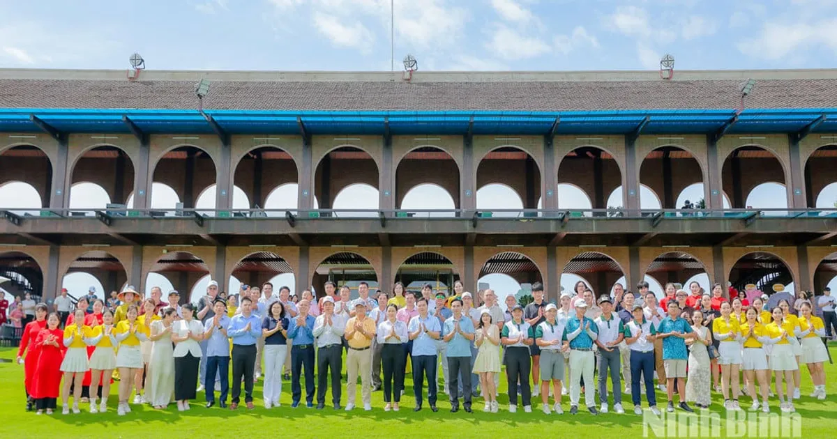 Pembukaan Pusat Olahraga Trang An di Ninh Binh Didukung oleh Infrastruktur Lapangan Golf 60 Jalur
