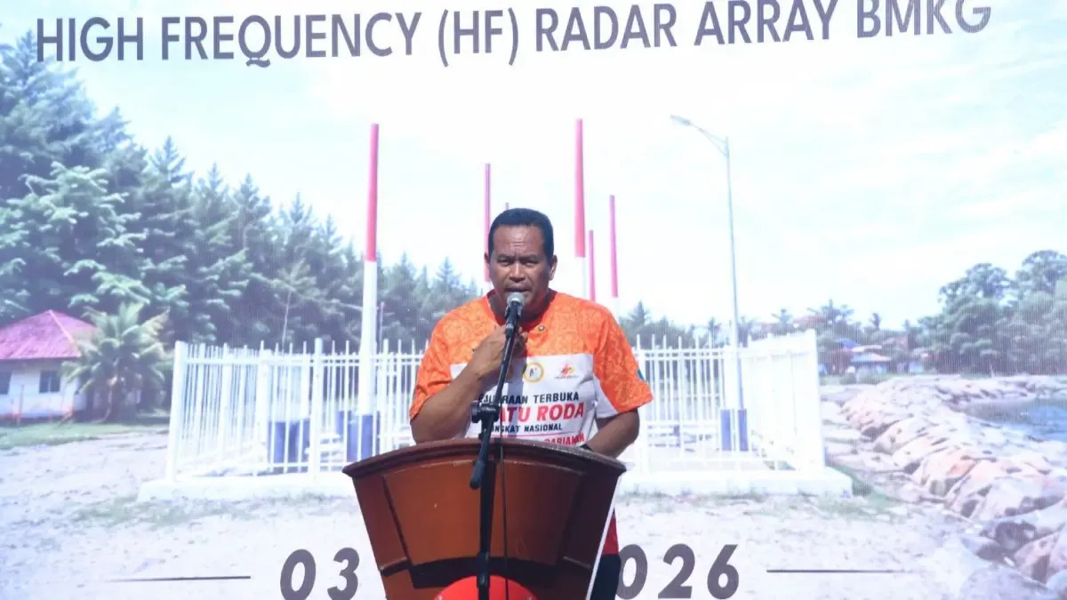 BMKG Resmikan HF Radar di Pariaman, Sumatera Barat Kini Miliki Tiga Radar