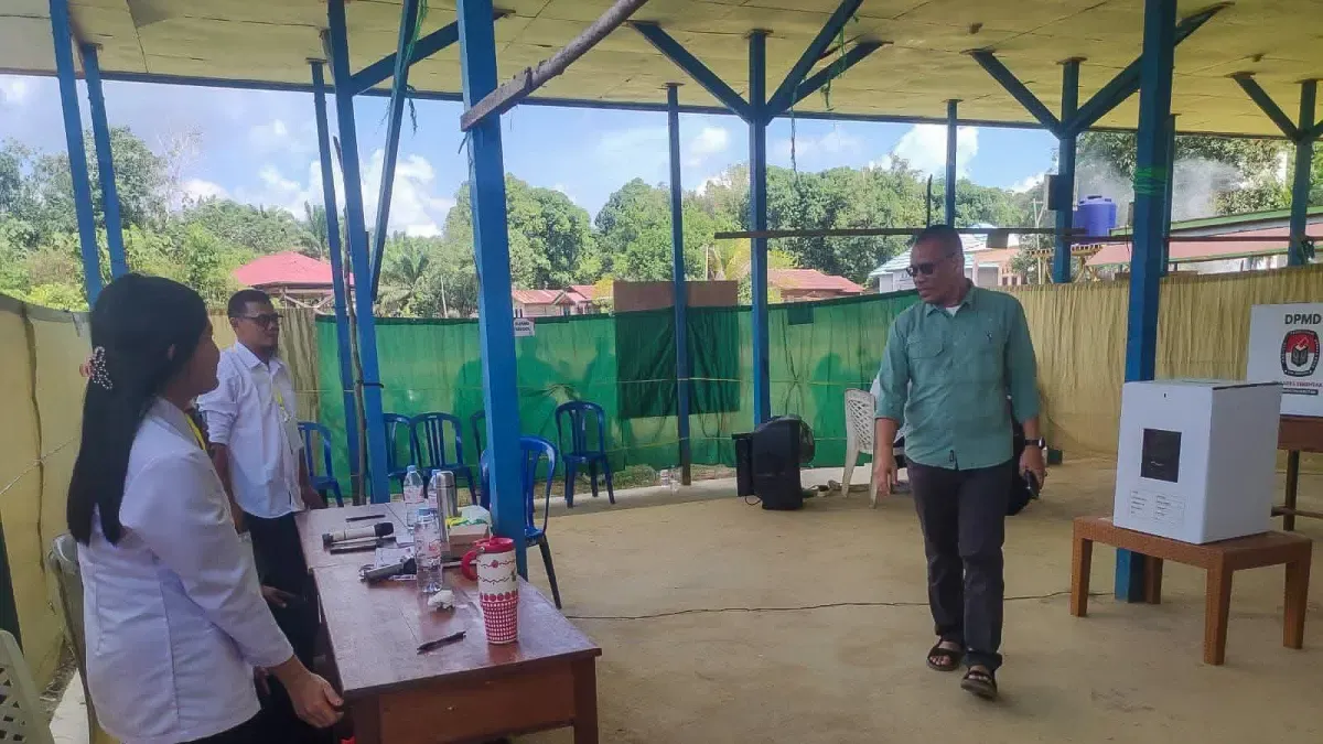 Polda Pantau Pelaksanaan Pilkades Serentak di Seruyan