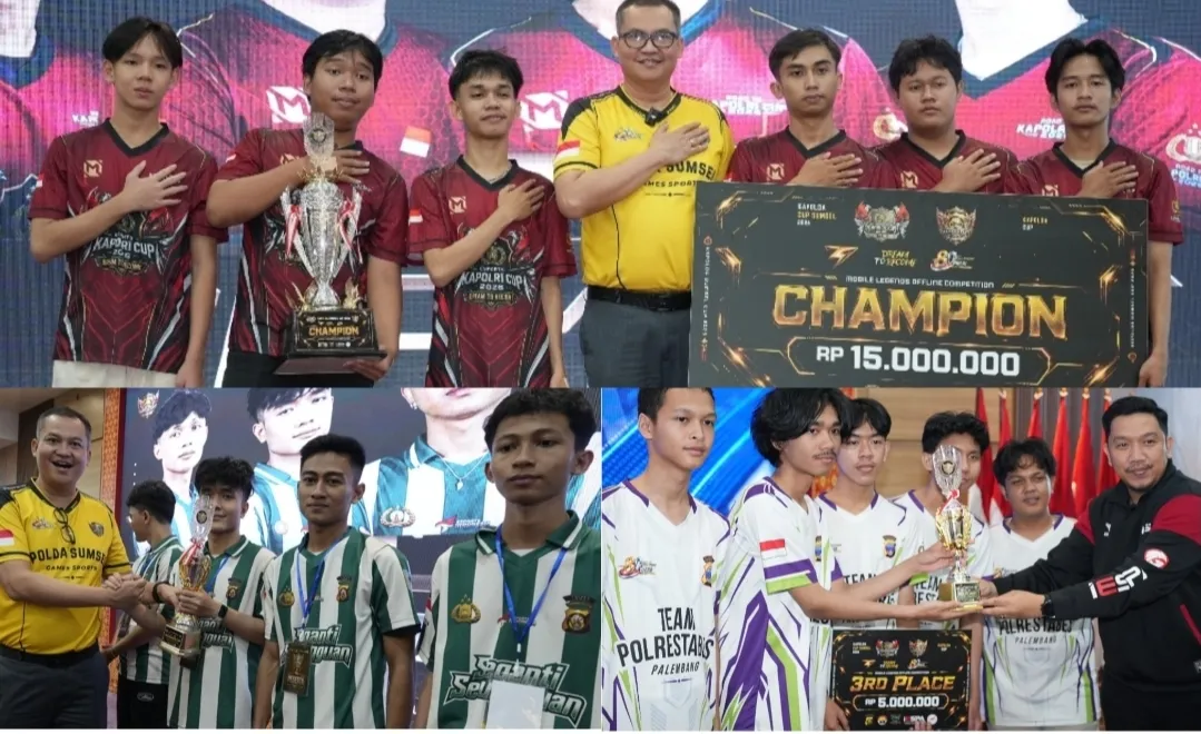 Banyuasin Raih Juara E-Sport Kapolda Sumsel Cup 2026, Siap Tampil di Kapolri Cup Nasional