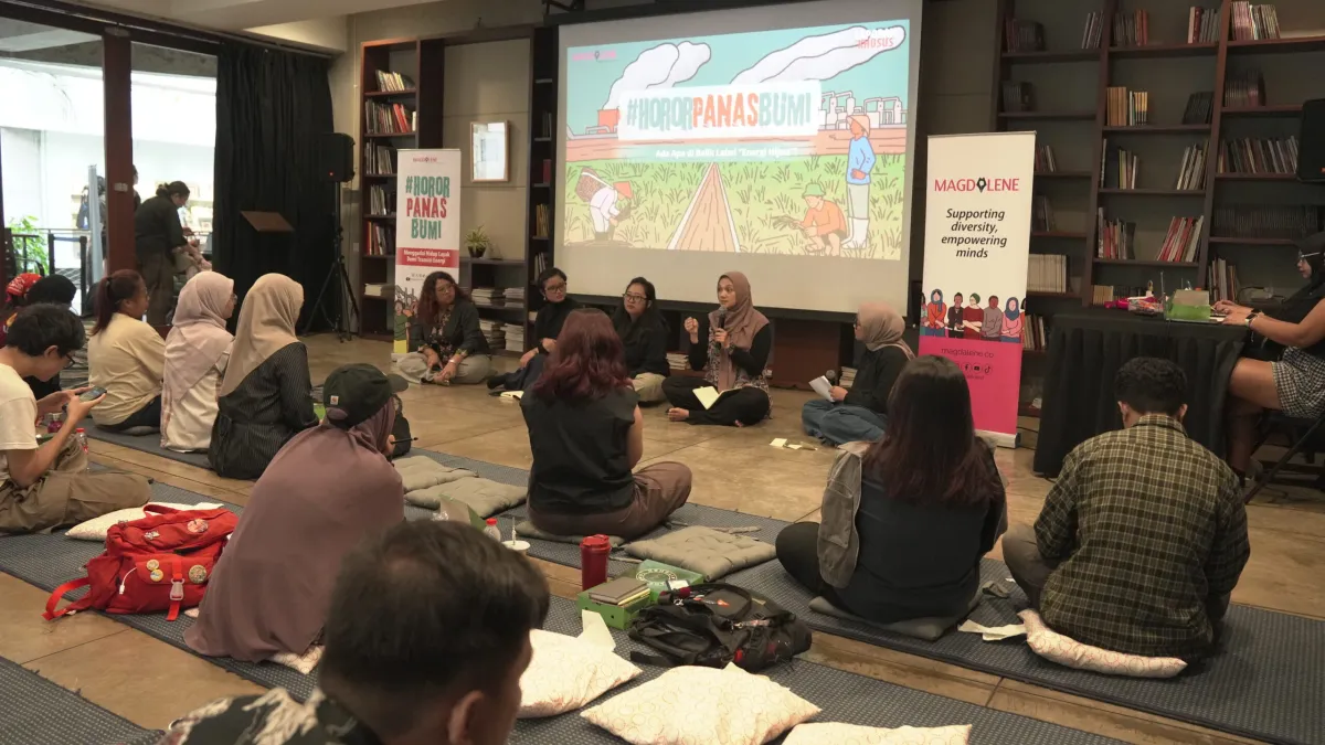 Diskusi #HorrorPanasBumi: Beban Perempuan dalam Transisi Energi