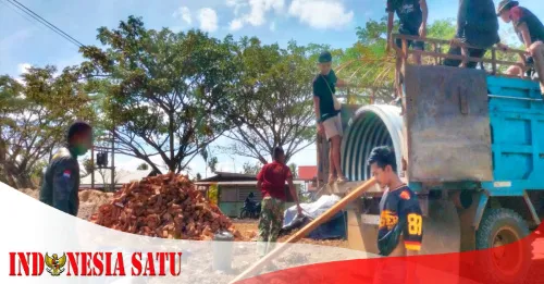 TNI AD Bangun Jembatan Aramco untuk Masyarakat Merauke