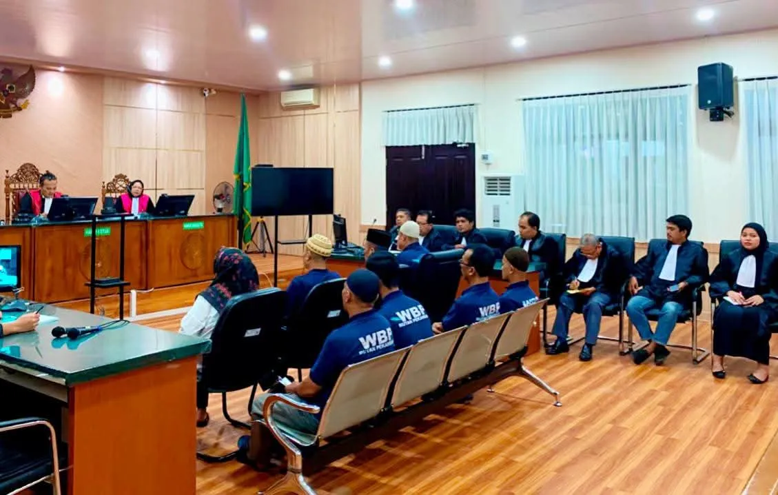 Vonis 8 Terdakwa Korupsi BPR Indra Arta oleh Pengadilan Tipikor Pekanbaru