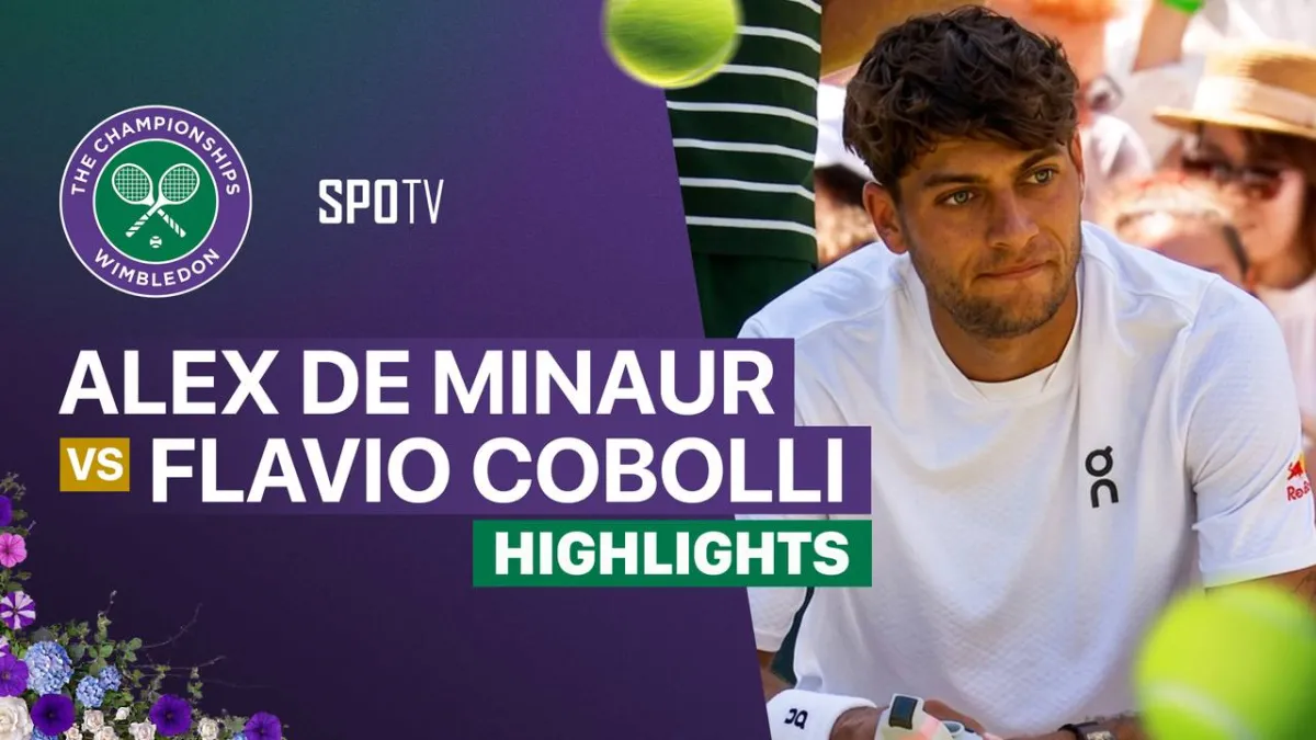Alex de Minaur Melawan Flavio Cobolli di Wimbledon 2026