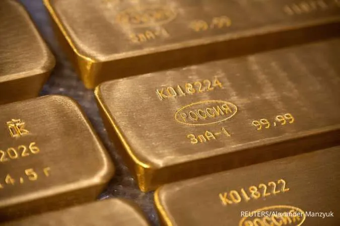 Harga Emas Dunia Turun di Tengah Ketegangan AS-Iran