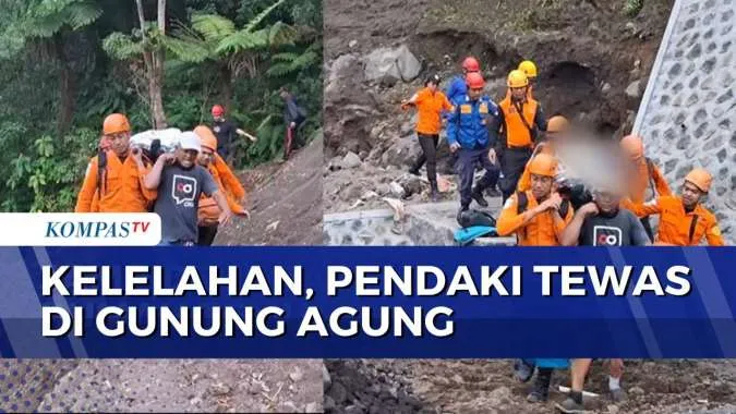 Tim SAR Evakuasi Pendaki Meninggal di Gunung Agung