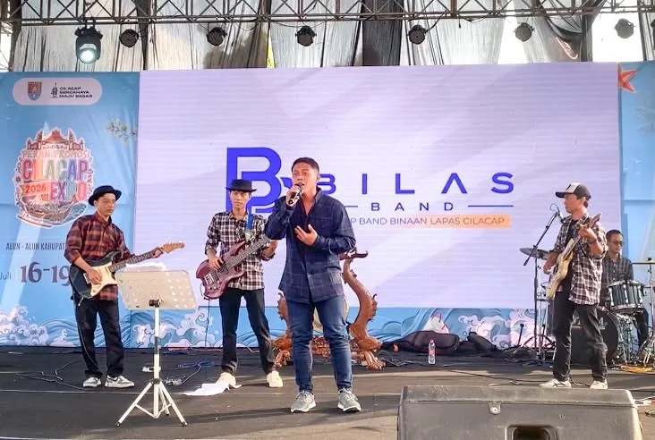 Band BILAS dari Lapas Cilacap Meriahkan Pembukaan Cilacap Expo 2026