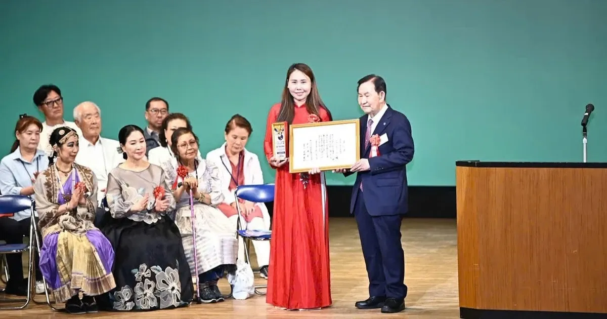 Ibu Le Thuong Terima Penghargaan Komunitas Warga Global di Jepang