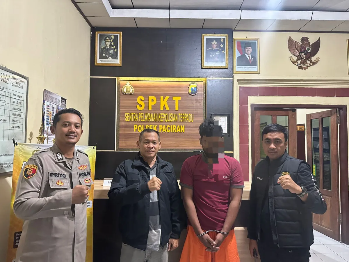 Pria Asal Pasuruan Ditangkap Usai Gasak Motor Wanita di Hotel Paciran