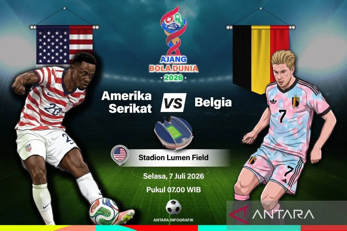 Belgia Hadapi Tantangan AS di Babak 16 Besar Piala Dunia 2026