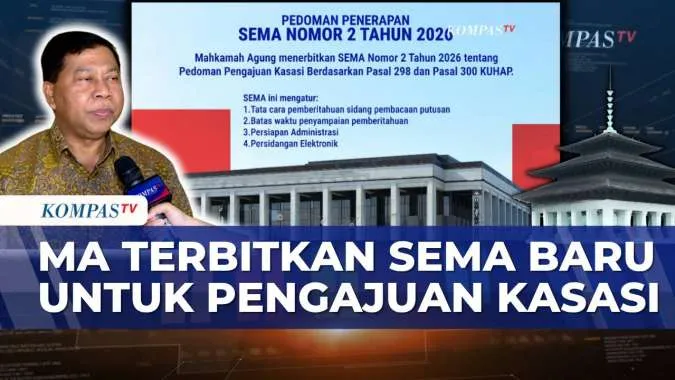 Mahkamah Agung Terbitkan SEMA Nomor 2 Tahun 2026 sebagai Pedoman Kasasi Pidana