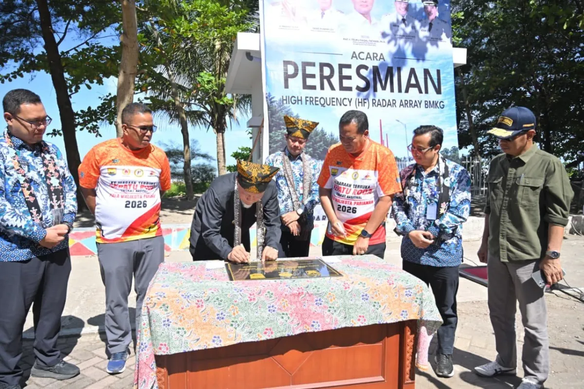 Pengoperasian HF Radar di Pariaman Dukung Mitigasi Bencana dan Keselamatan Nelayan