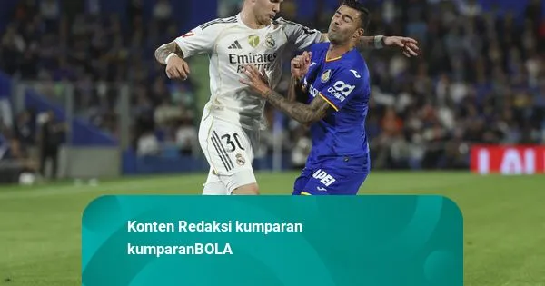 Getafe Kalahkan Real Madrid Lewat Gol Voli Satriano