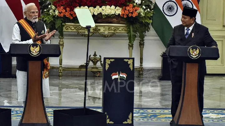 Prabowo dan Modi Perkuat Kerja Sama Energi dan Kesehatan