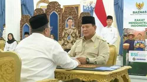 Zakat Presiden dan Kabinet Merah Putih Kumpulkan Rp3,8 Miliar Melalui Baznas