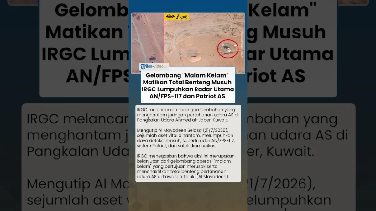 Serangan IRGC Lumpuhkan Jaringan Pertahanan Udara AS di Kuwait