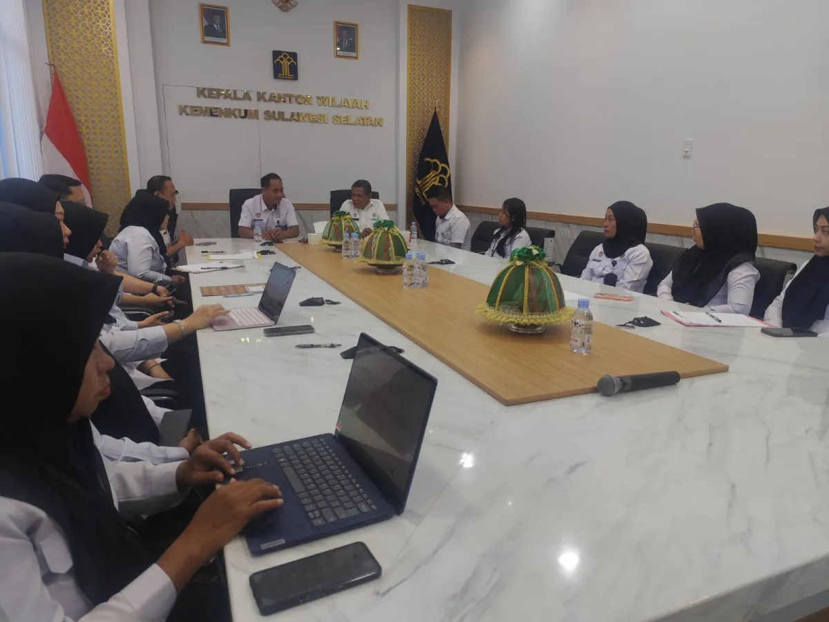 Bapelkum Bitung Lakukan Monitoring dan Evaluasi Pasca Pelatihan ASN di Kemenkum Sulsel