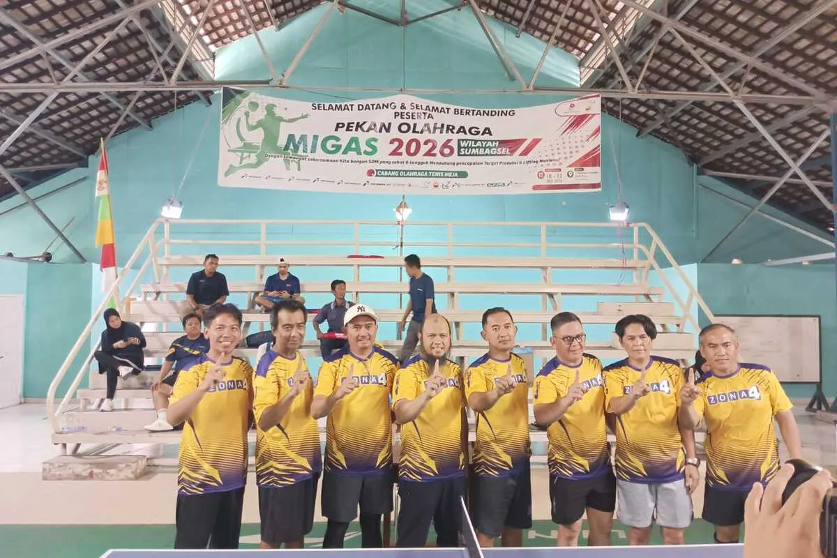 Pertamina Zona 4 Menjuarai Tenis Meja di Pekan Olahraga Migas 2026
