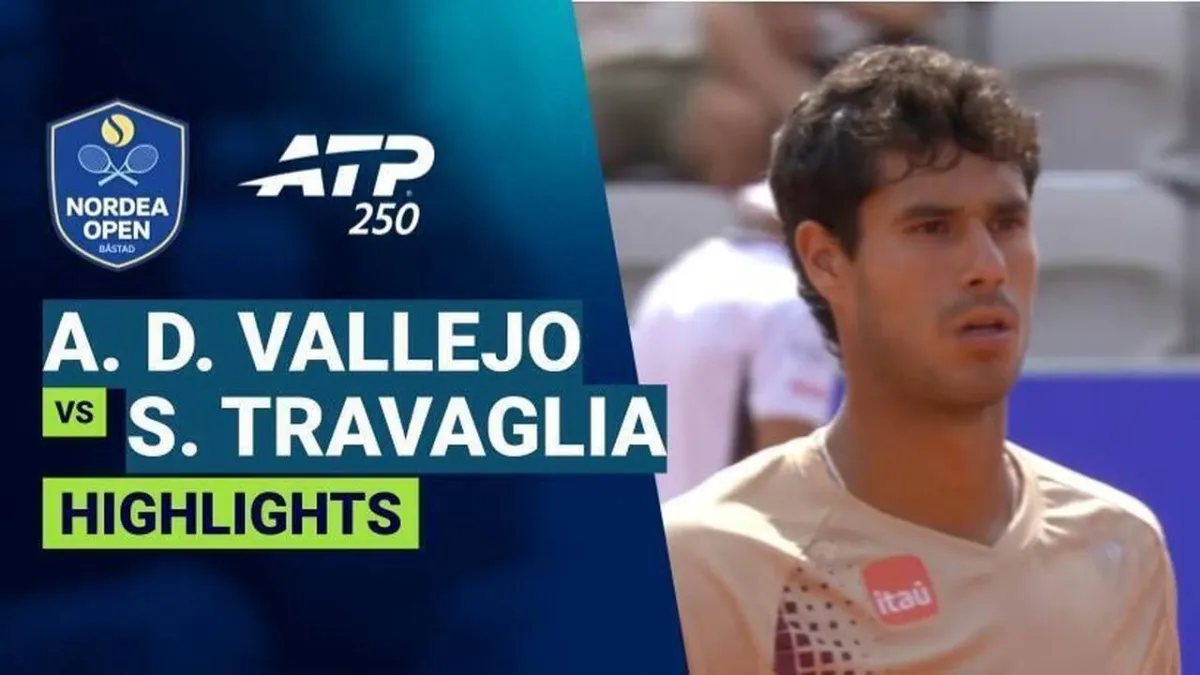 Pertandingan Adolfo Daniel Vallejo vs Stefano Travaglia di ATP 250: Nordea Open 2026