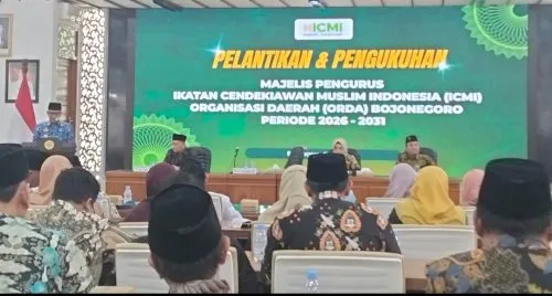 Pelantikan ICMI Bojonegoro, Tiga Program Strategis Ditetapkan