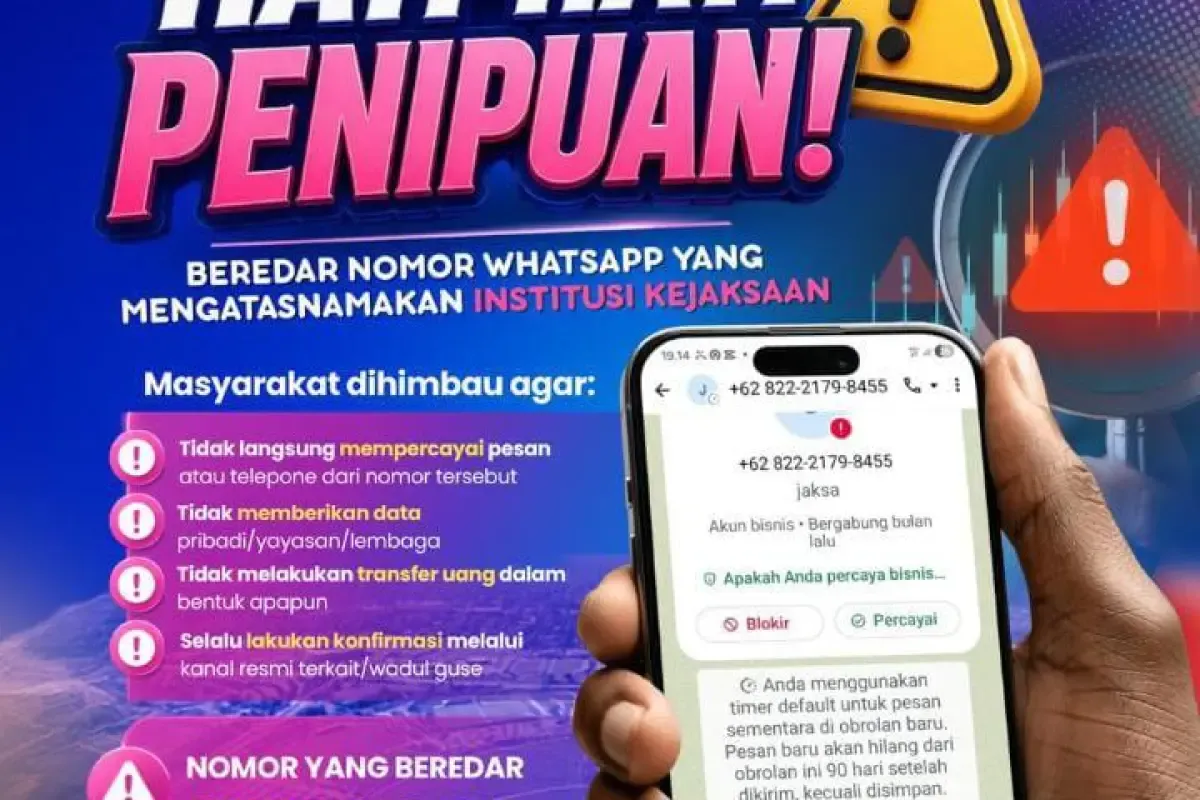 Diskominfo Jember Peringatkan Masyarakat Waspadai Penipuan Digital Palsukan Kejaksaan