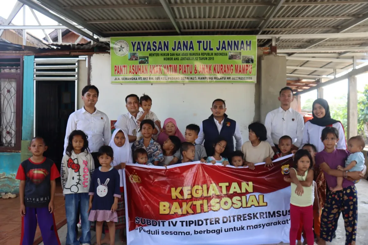 Polisi Bengkulu Gelar Bakti Sosial di Panti Asuhan