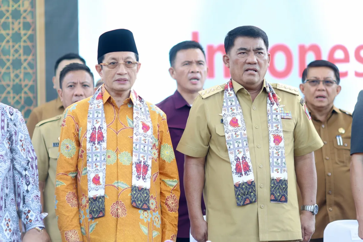Gubernur Yulius Sambut Menteri Agama dalam Pembukaan MTQ XXXI Sulut