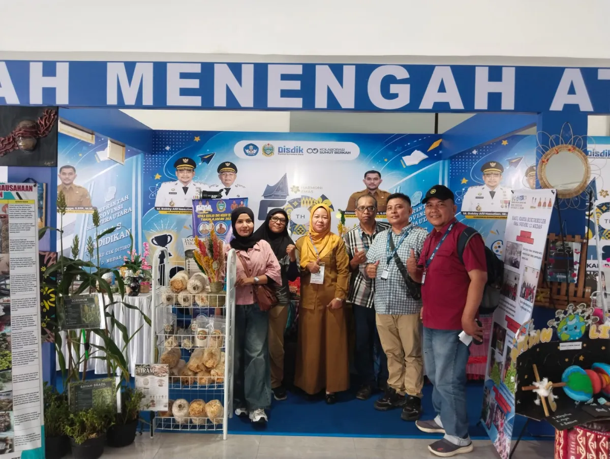 Dinas Pendidikan Sumut Tampilkan Karya Siswa di Pekan Raya Sumatera Utara