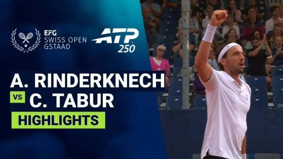 Arthur Rinderknech Menghadapi Clement Tabur di ATP 250: EFG Swiss Open Gstaad 2026