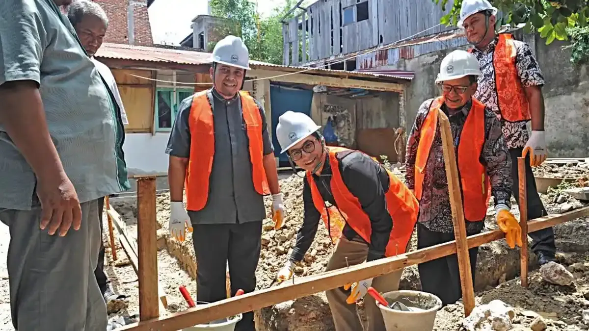 Peletakan Batu Pertama Pembangunan Rumah Layak Huni di Banda Aceh