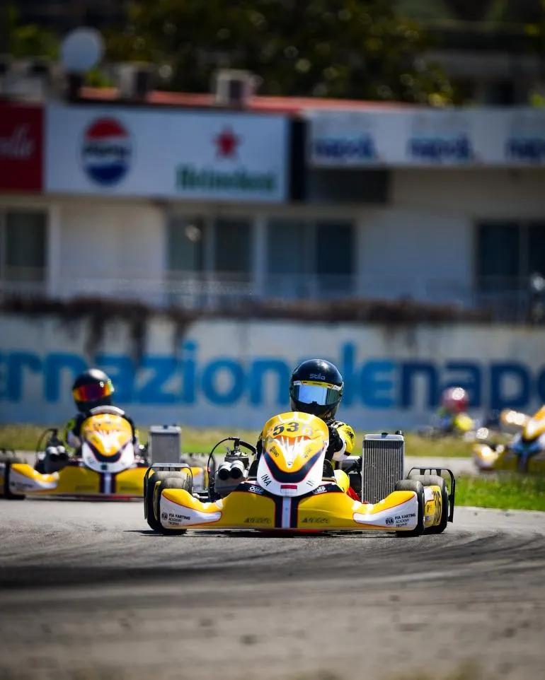 Altaf Ridwan, Inspirasi Muda yang Tak Kenal Mundur di Final FIA Karting