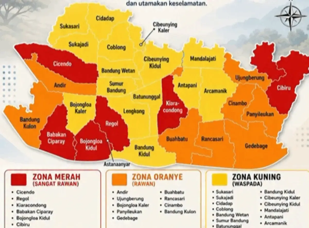Polisi Tegaskan Peta Rawan Kriminal di Bandung Adalah Hoaks