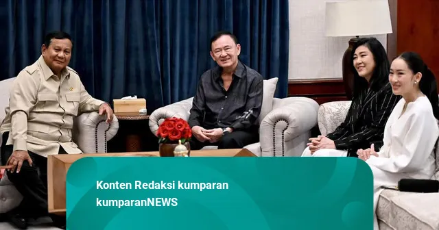 Prabowo Terima Kunjungan Thaksin Shinawatra, Bahas Isu Global