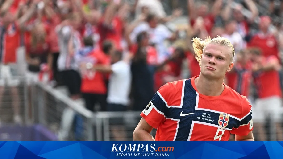 Haaland Cetak Dua Gol, Norwegia Lolos ke Perempat Final Piala Dunia