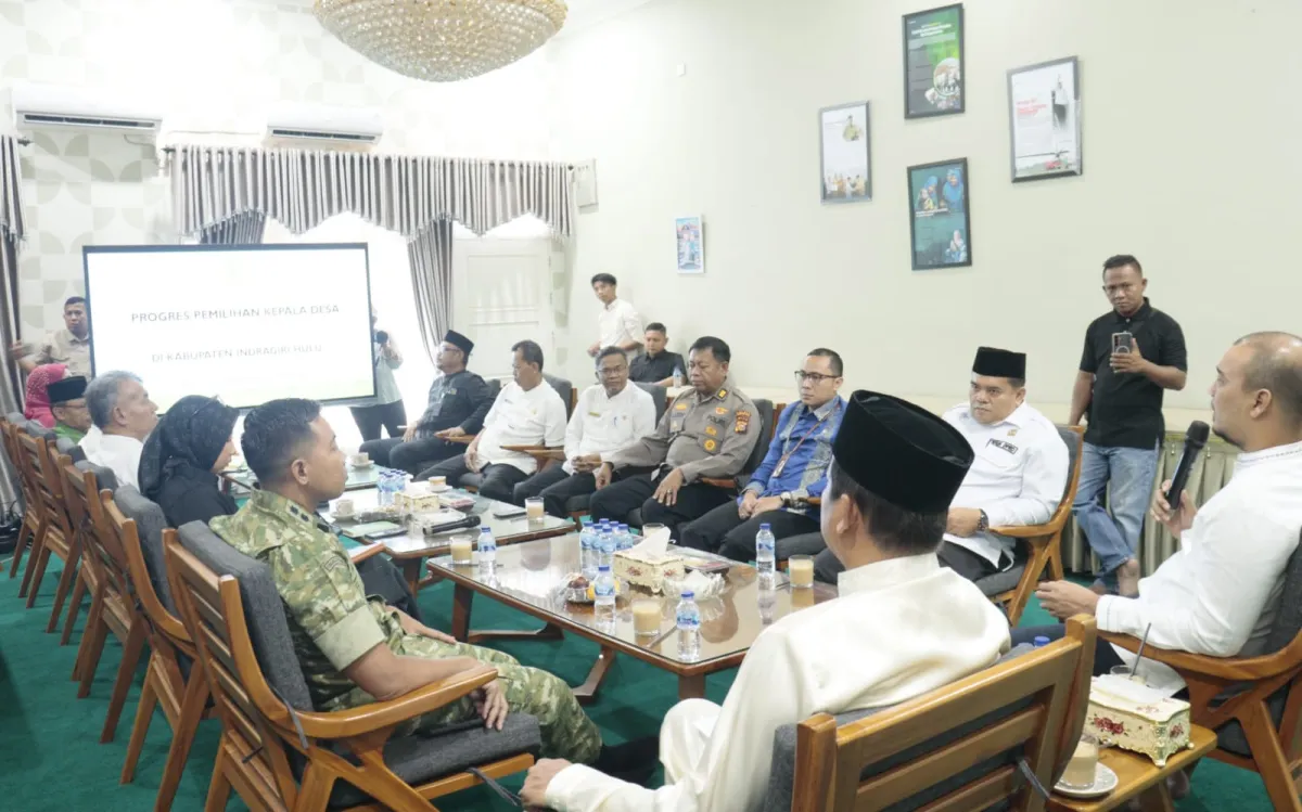 Diskusi Forkopimda Bahas Penanganan Isu Strategis di Indragiri Hulu