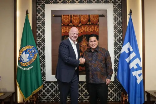 Pesan Khusus Erick Thohir untuk Gianni Infantino setelah 10 Tahun Memimpin FIFA