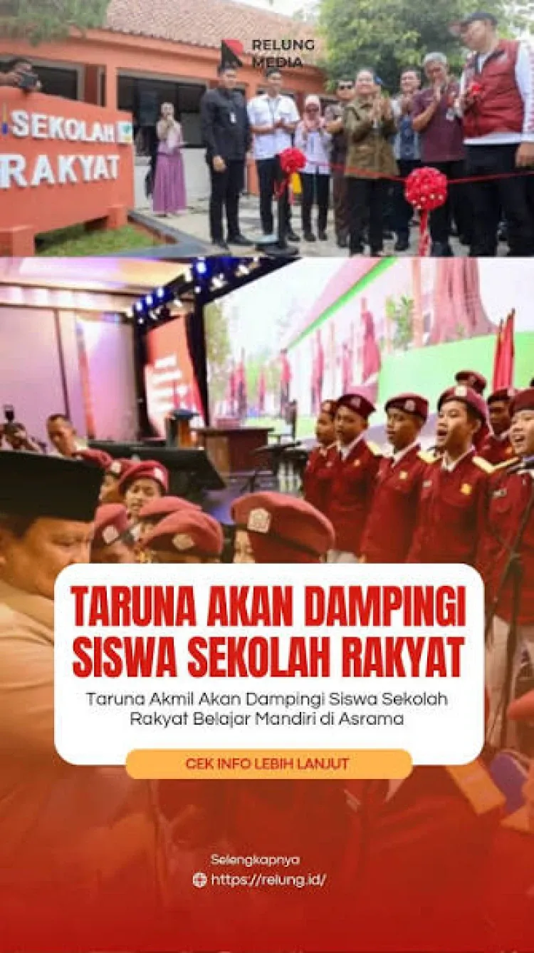 Taruna Akmil Dampingi Siswa Sekolah Rakyat dalam Kemandirian Asrama
