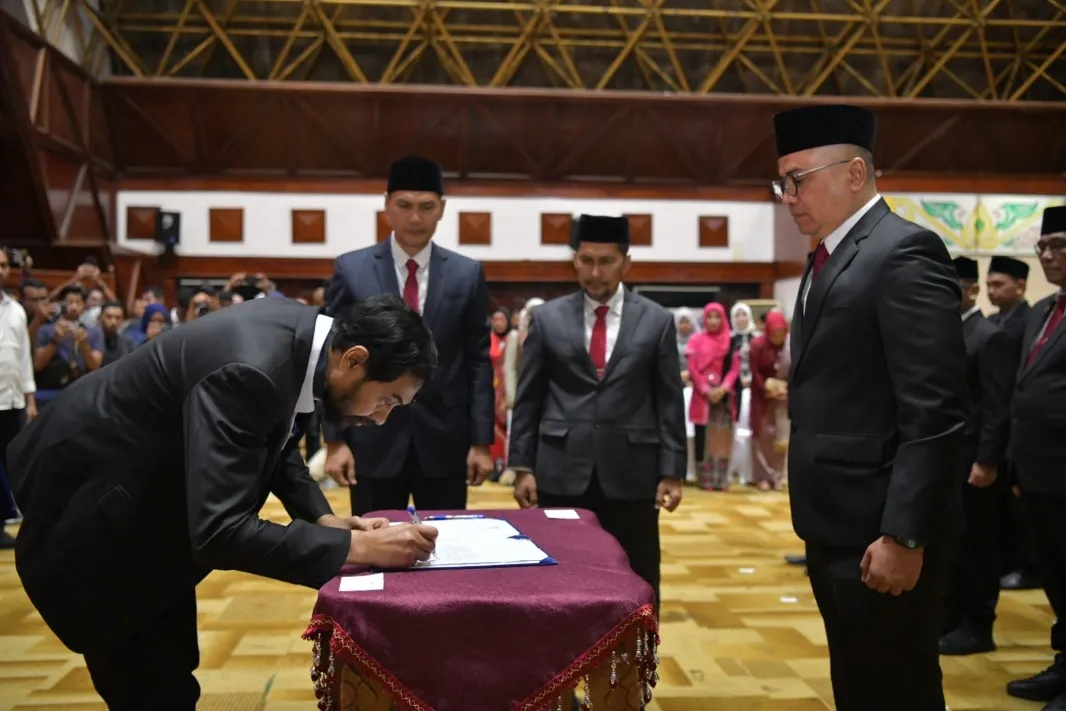 Pelantikan Erwin Ferdinansyah sebagai Kepala Dinas Pengairan Fokus pada Penanganan Banjir