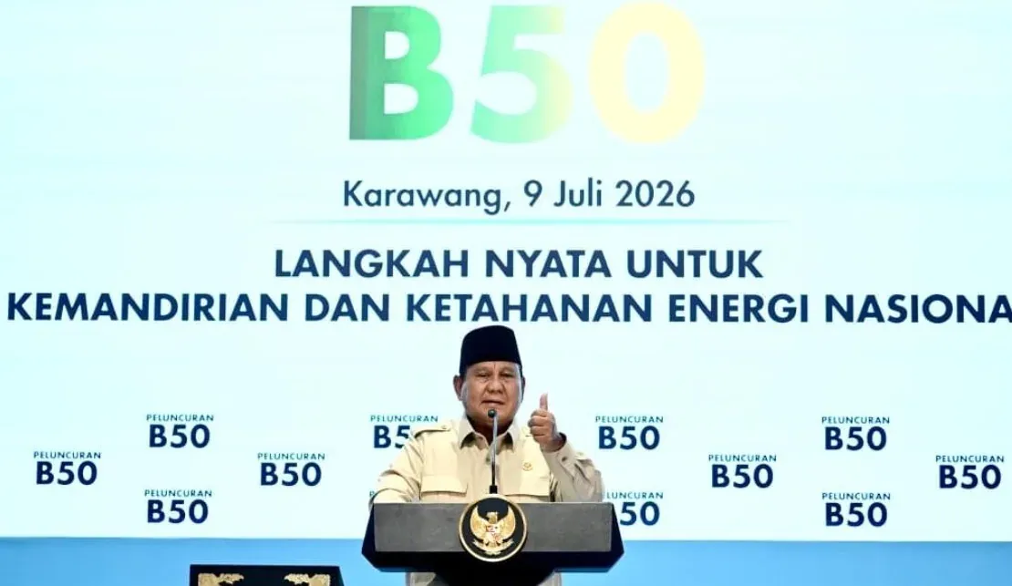 Prabowo: Biodiesel B50 Pangkas Emisi 44 Juta Ton CO₂, Indonesia Jadi Sorotan Dunia