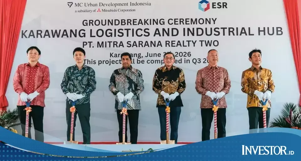 ESR dan MCUDI Kembangkan Dua Fasilitas Logistik Senilai US$80 Juta di Jabodetabek