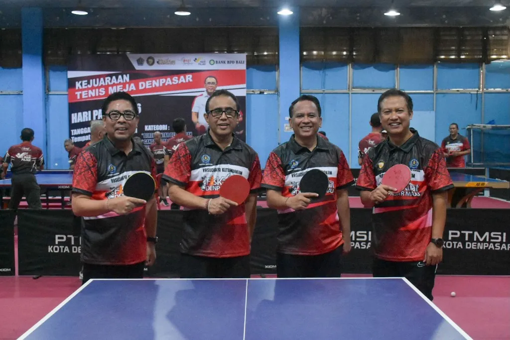 Wali Kota Jaya Negara Resmi Buka Turnamen Tenis Meja Hari Pajak 2026