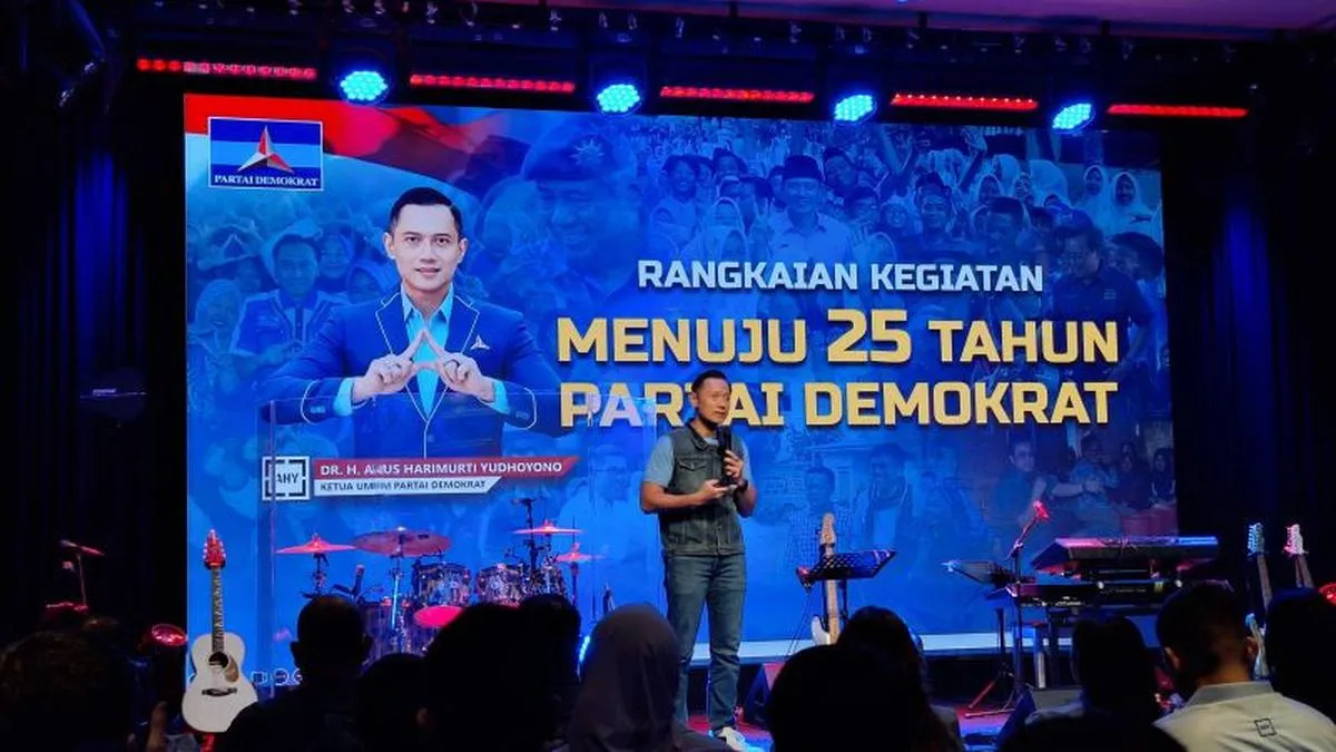 AHY: Tiga Agenda Utama Partai Demokrat untuk Peringatan HUT ke-25