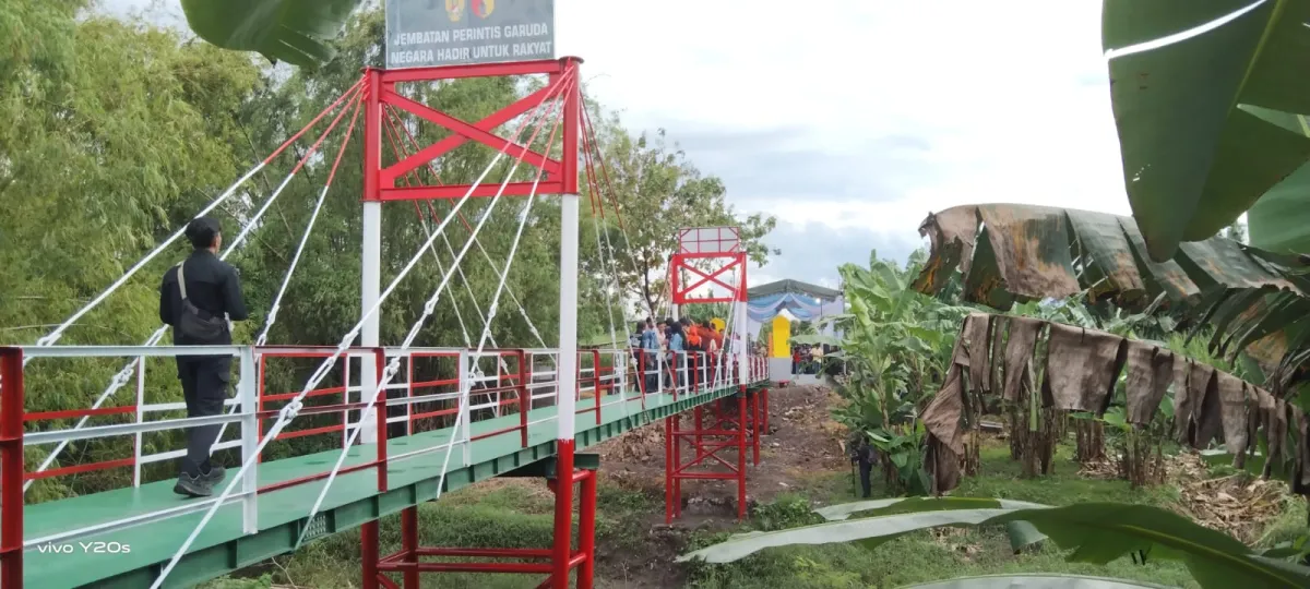 Jembatan Perintis Garuda Selesaikan Kendala Akses Petani Nganjuk